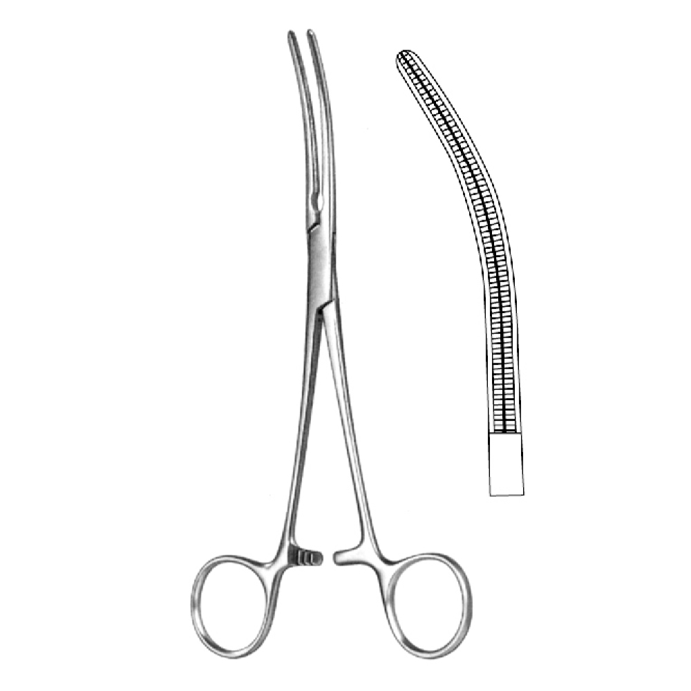 ATRAUMA HEMOSTATIC DE BAKEY-PEAN FORCEPS CVD 18.0cm