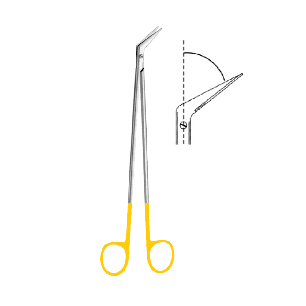 SCISSORS | TC DE BAKEY 23.0cm  60°DEGREE