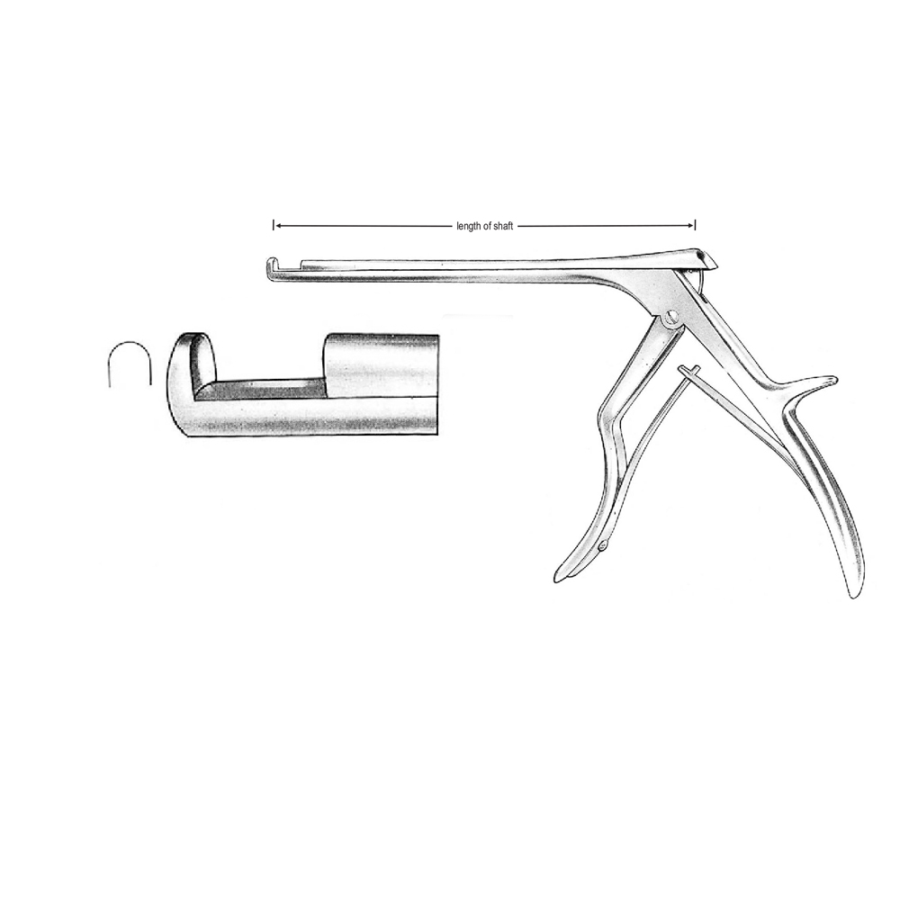 INTERVERTEBRAL DISC RONGEURS  COLCLOUGH length of shaft 20.0cm  5mm