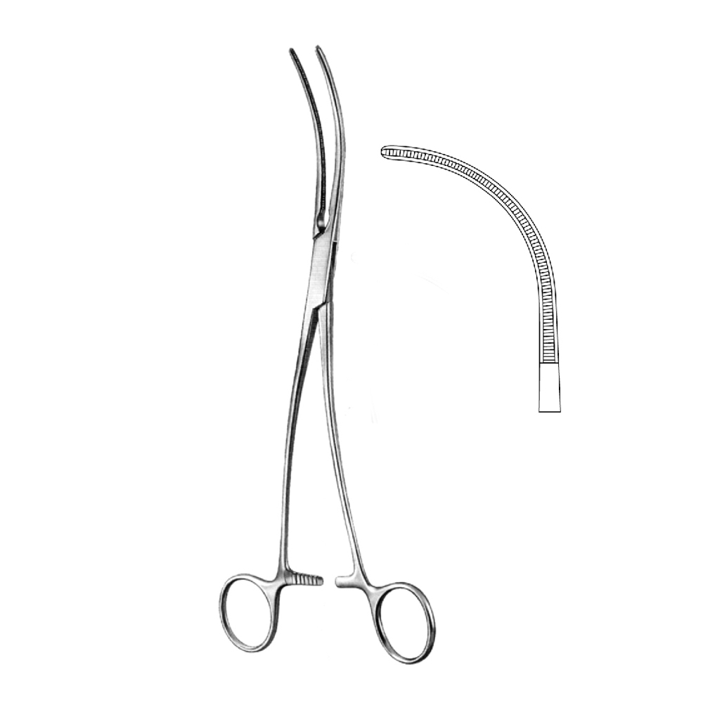 AORTIC ANEURYSM DE BAKEY-BAHNSON CLAMPS  23.0cm