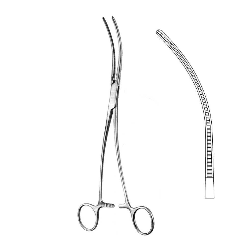 AORTIC ANEURYSM DE BAKEY-BAHNSON CLAMPS  25.0cm