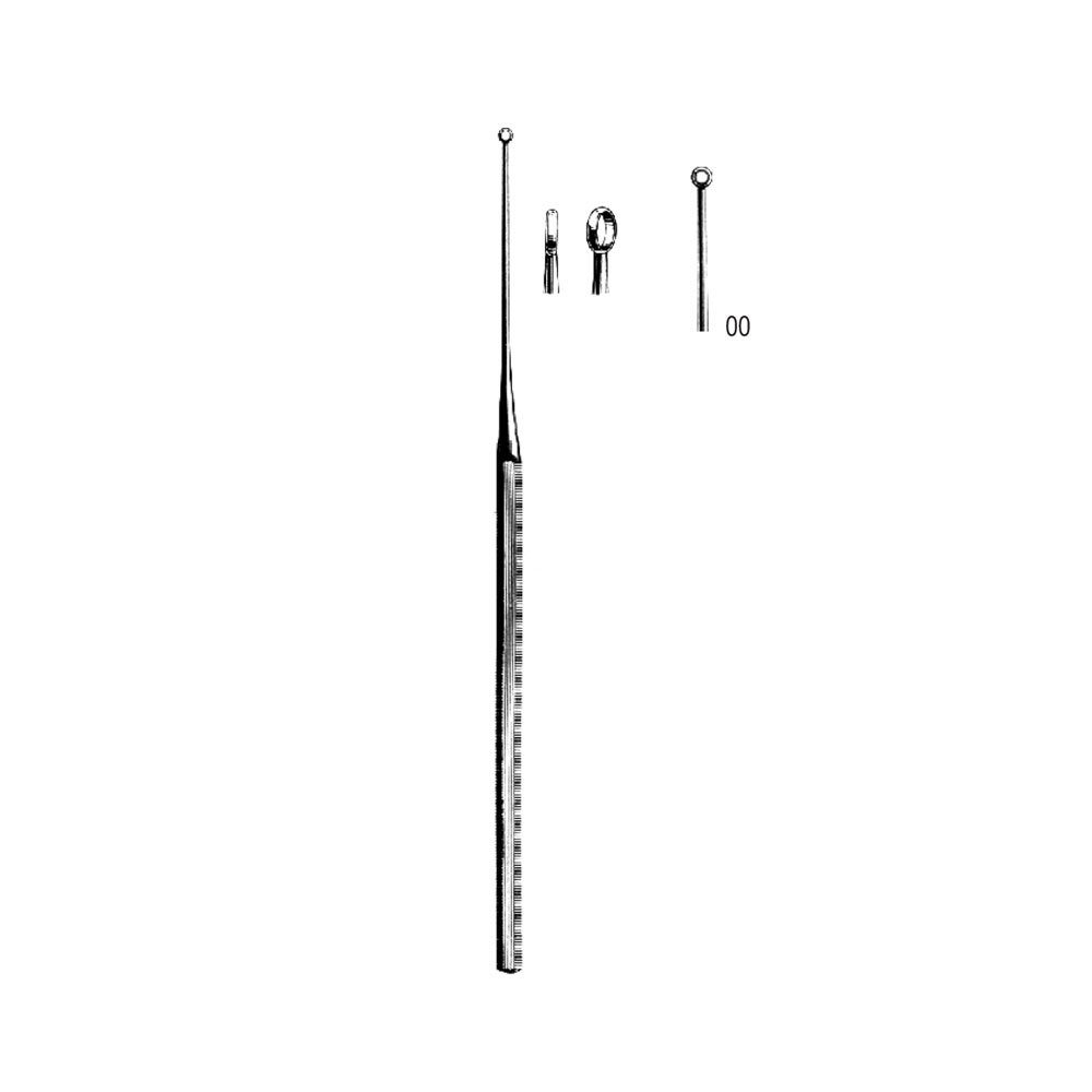 OTOLOGY  CURETTES  BUCK  16.5cm   blunt Fig.00