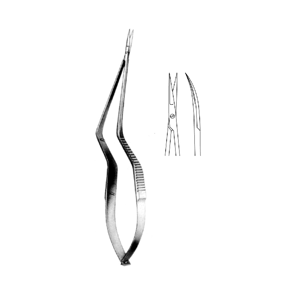 MICRO SCISSOR   18.0cm   curved