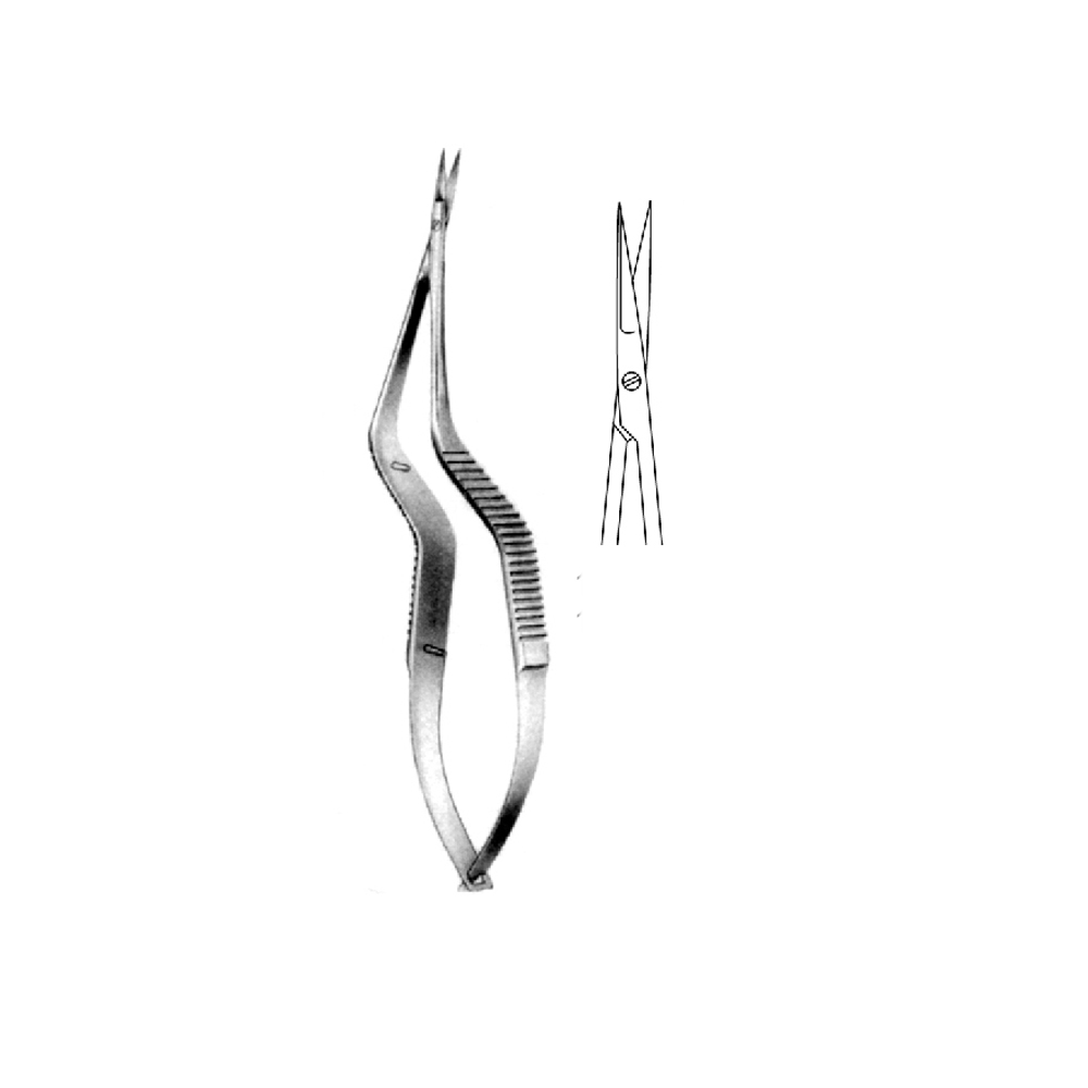 POTTS MICRO SCISSOR  CVD  15.5cm