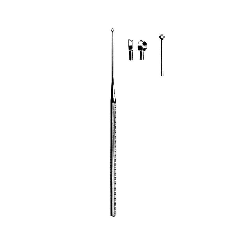 OTOLOGY  CURETTES  BUCK  16.5cm   sharp Fig.00