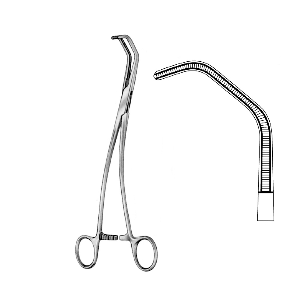 TANGENTIAL OCCLUSION DE BAKEY SATINSKY CLAMPS  24.0cm   Fig.2