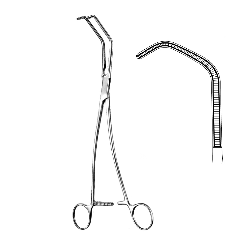 TANGENTIAL OCCLUSION SATINSKY CLAMPS  20.5cm  