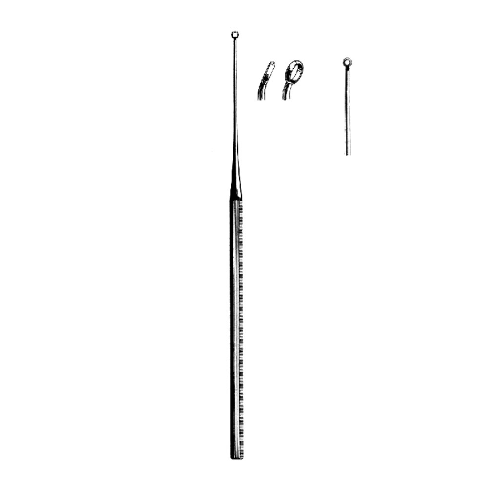 OTOLOGY  CURETTES  BUCK  16.5cm CVD Blunt Fig.000