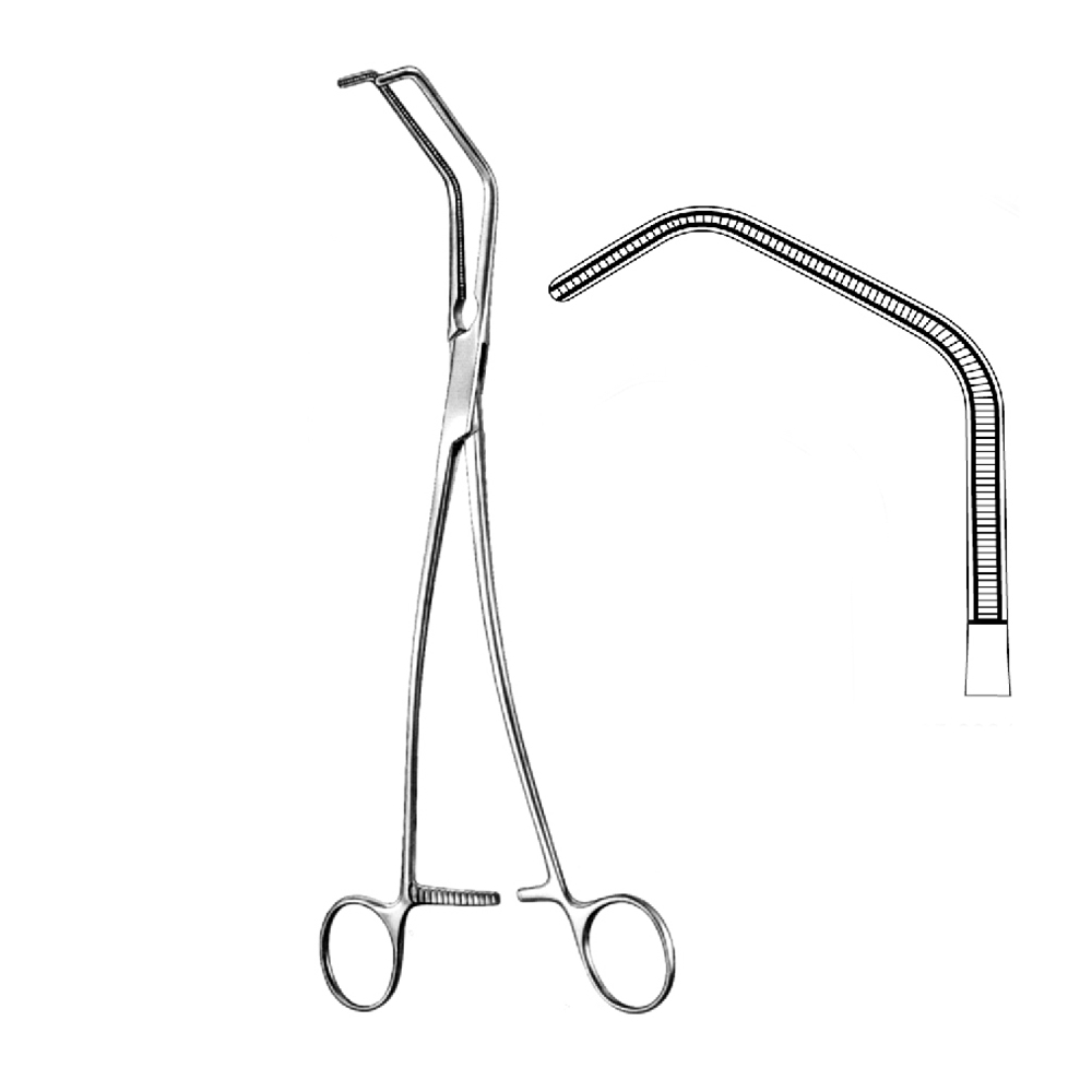 TANGENTIAL OCCLUSION SATINSKY CLAMPS  24.0cm  