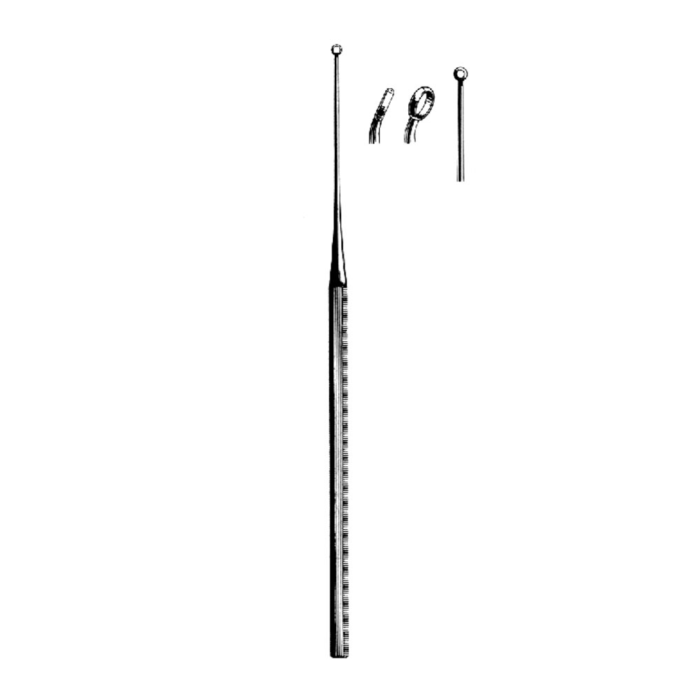 OTOLOGY  CURETTES  BUCK  16.5cm CVD Blunt Fig.00