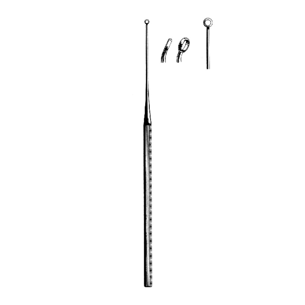 OTOLOGY  CURETTES  BUCK  16.5cm CVD Blunt Fig.1