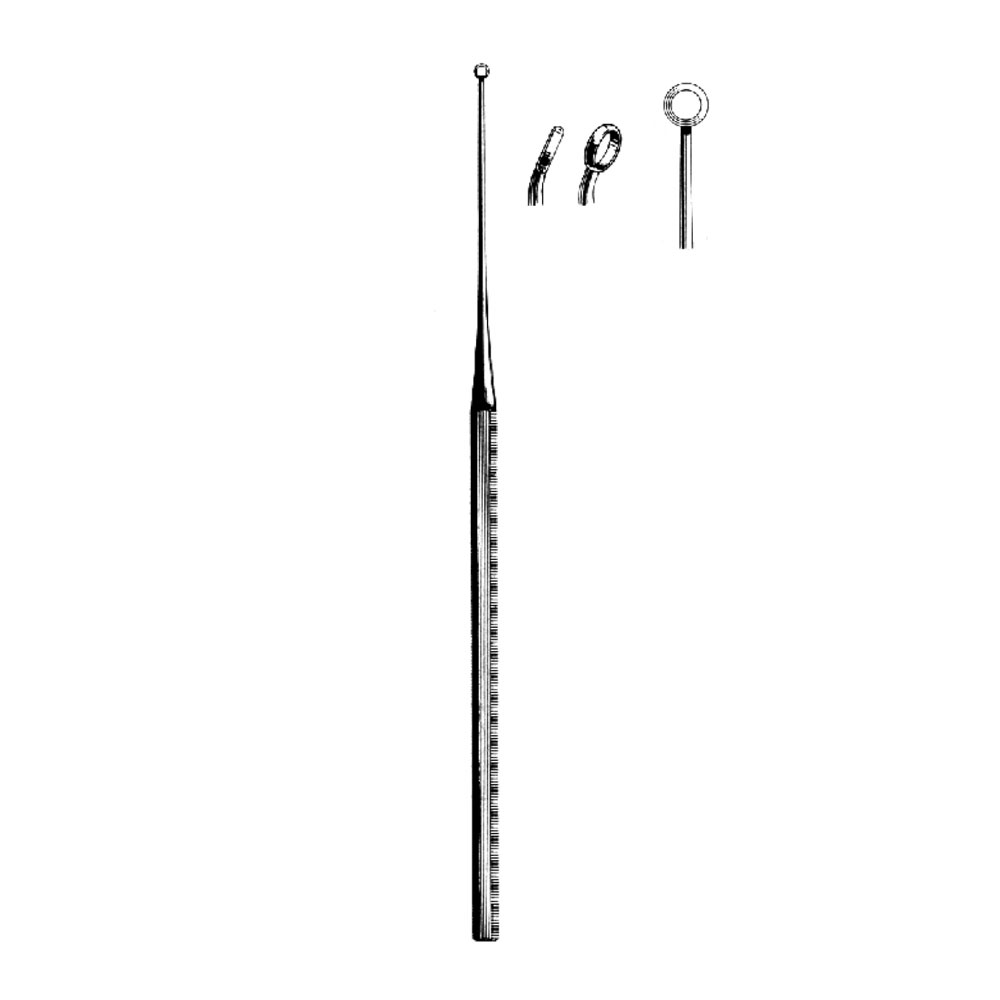 OTOLOGY  CURETTES  BUCK  16.5cm CVD Blunt Fig.4