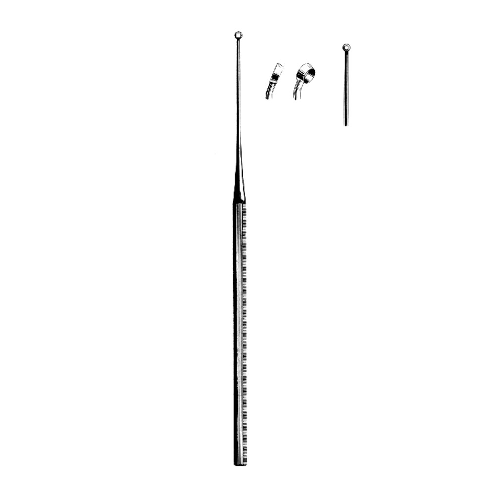 OTOLOGY  CURETTES  BUCK  16.5cm CVD sharp Fig.000