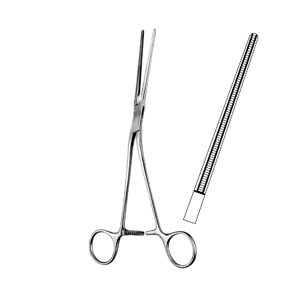 COARCTATION POTTS FORCEPS   22.0cm  Angled