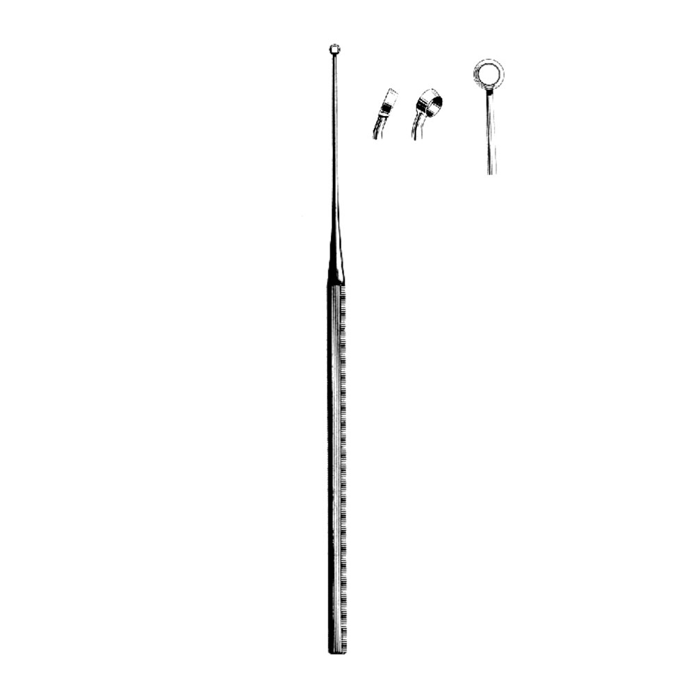 OTOLOGY  CURETTES  BUCK  16.5cm CVD sharp Fig.4