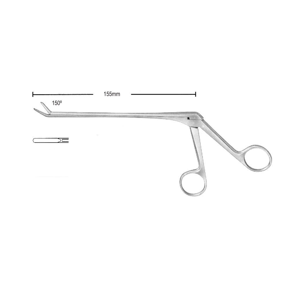 LAMINECTORMY RONGEURS CASPAR shaft length 155mm    2mm   150º