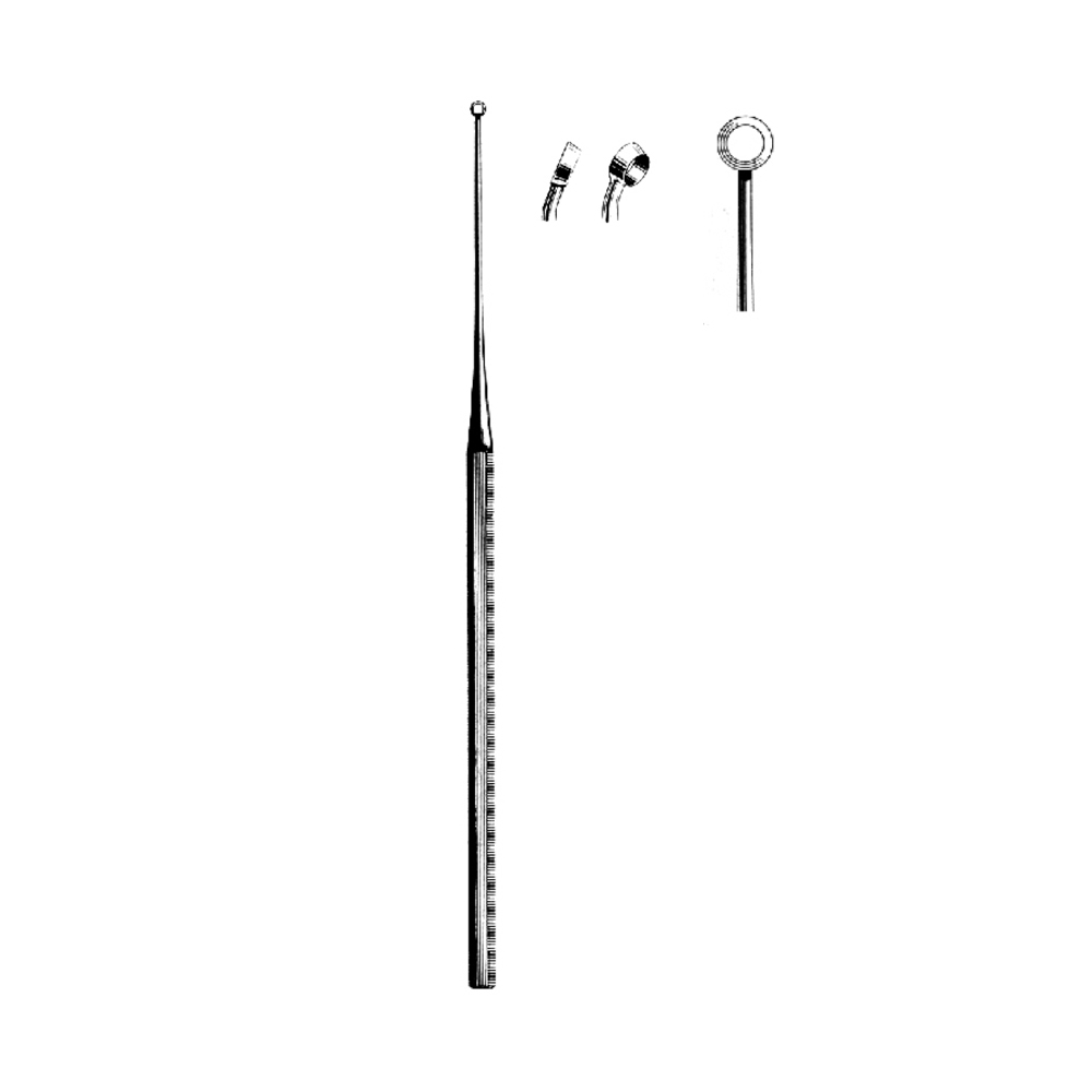 OTOLOGY  CURETTES  BUCK  16.5cm CVD sharp Fig.5