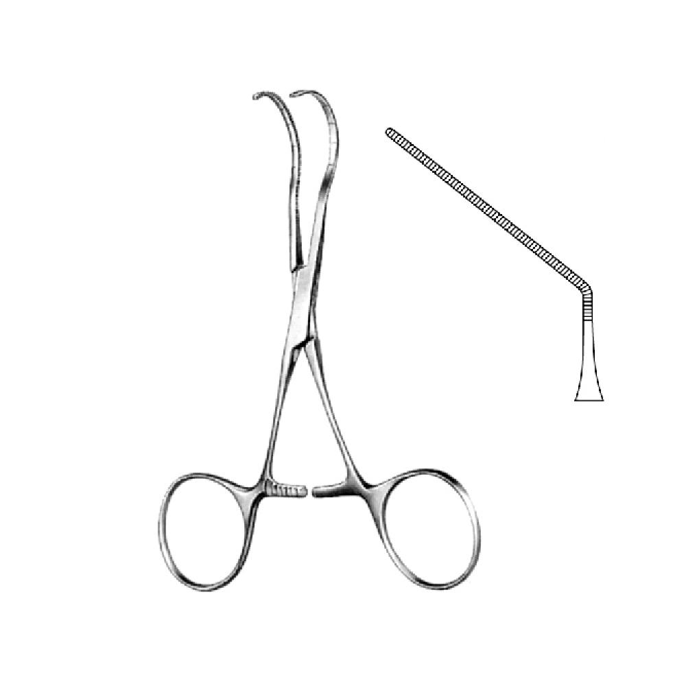 NEONATAL AND PEDIATRIC CASTANEDA CLAMPS  12.0cm  