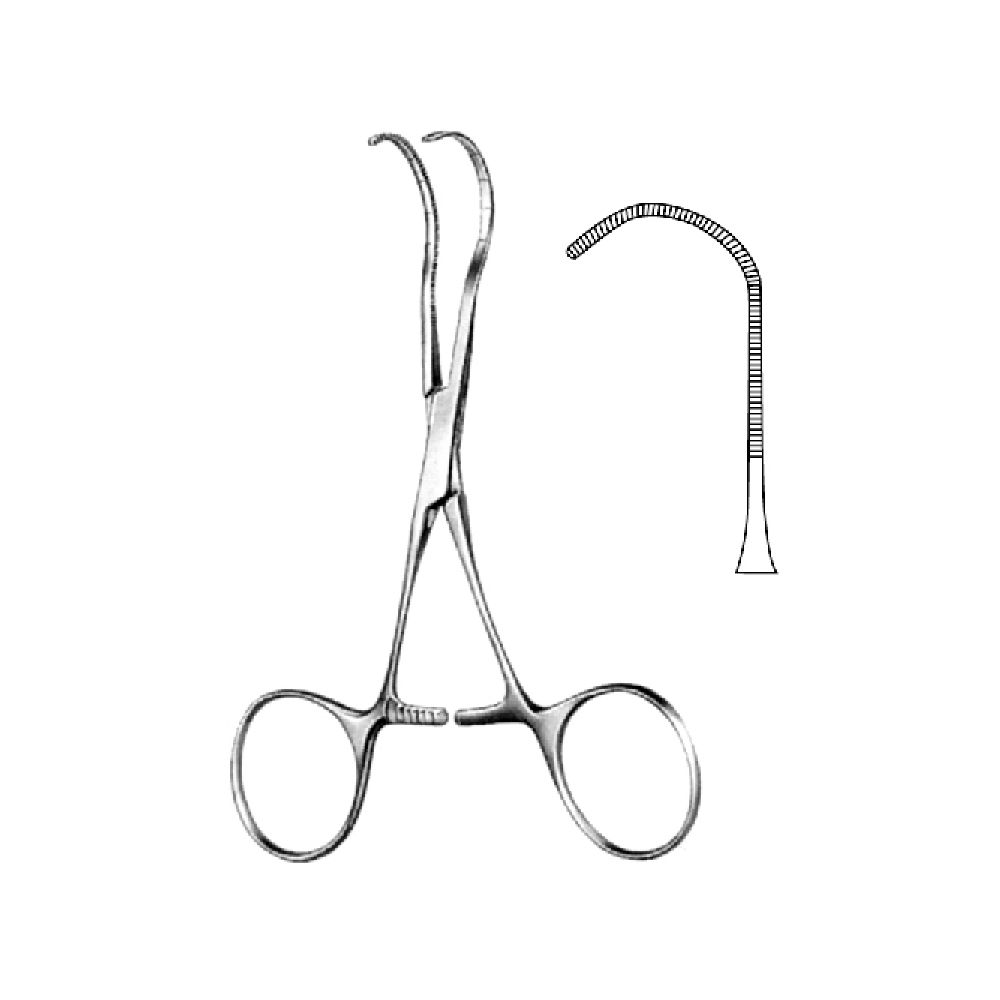 NEONATAL AND PEDIATRIC CASTANEDA CLAMPS  12.0cm  