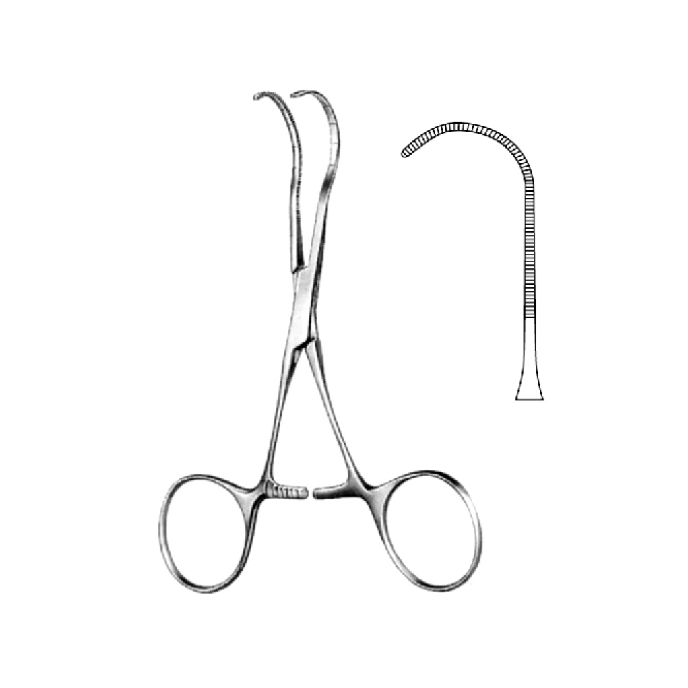 NEONATAL AND PEDIATRIC CASTANEDA CLAMPS  12.0cm  