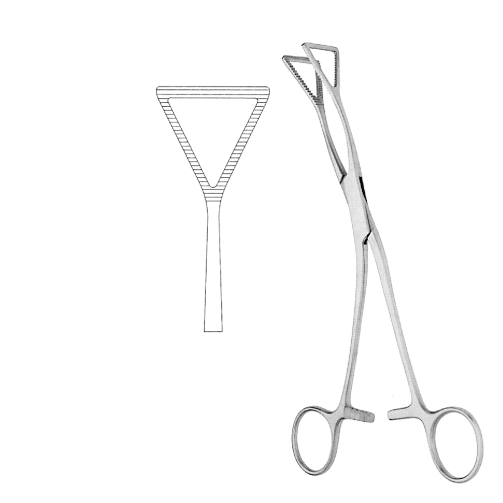 CARDIOVASCULAR LUNG GRASPING LOVELACE FORCEPS 20.0cm