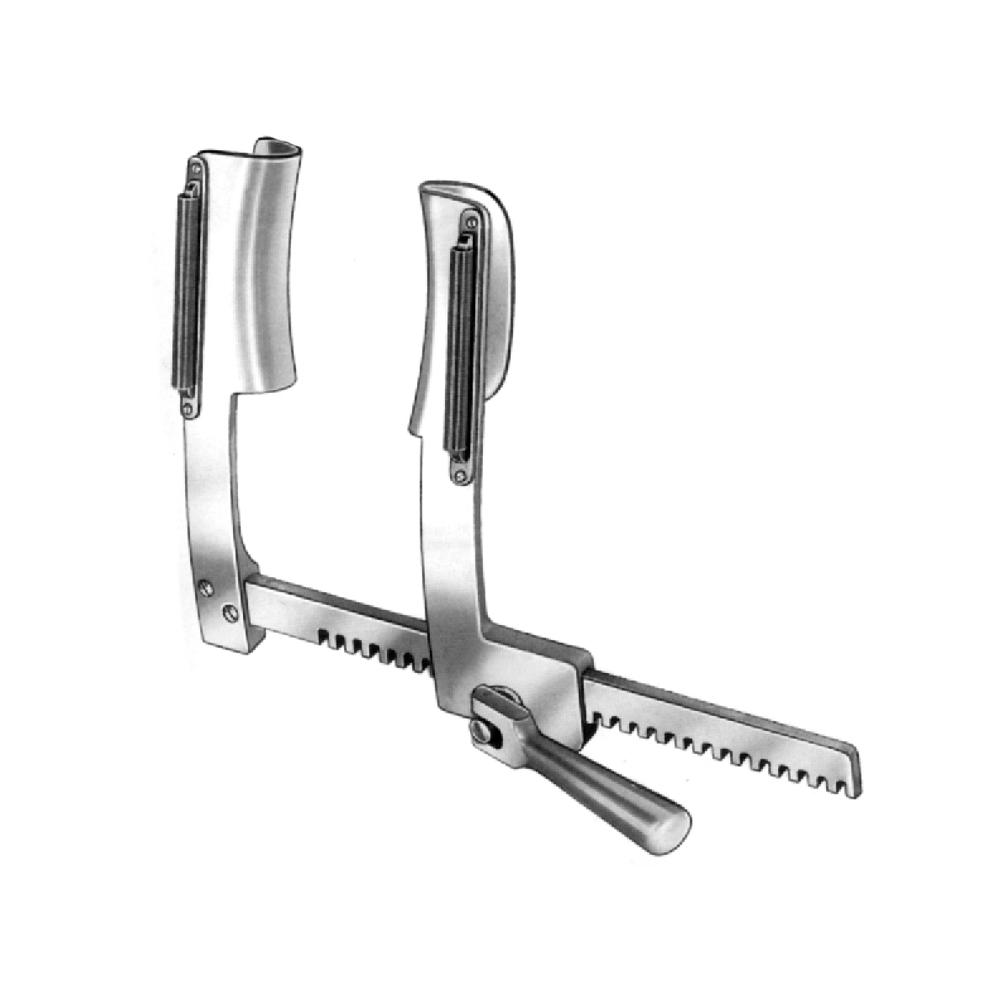 RIB SPREADERS  COOLEY for adults with suture separator  35mm 100mm 180mm
