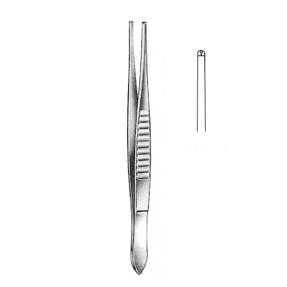 TISSUE FORCEPS USA MODEL   14.0cm  TEETH 1X2