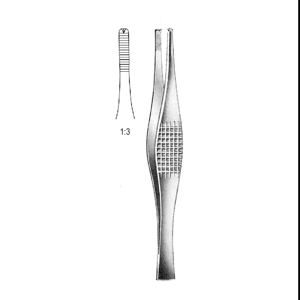 TISSUE FORCEPS  FERRIS-SMITH   18.0cm  TEETH 1X2