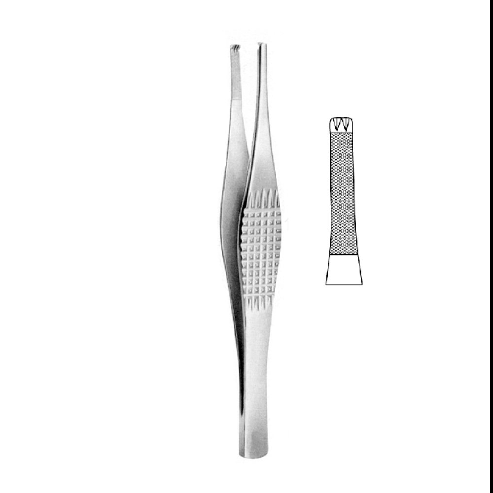 TISSUE FORCEPS  RAMSAY   18.0cm  TEETH 2X3