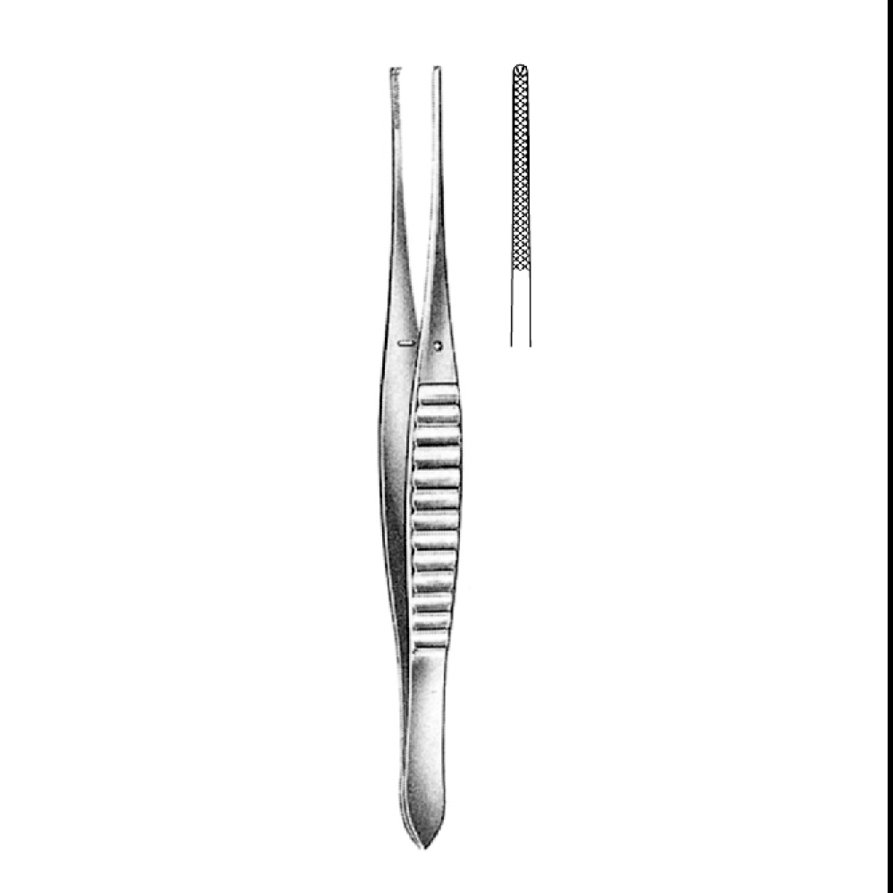 TISSUE FORCEPS  GILLIES  15.0cm  TEETH 1X2