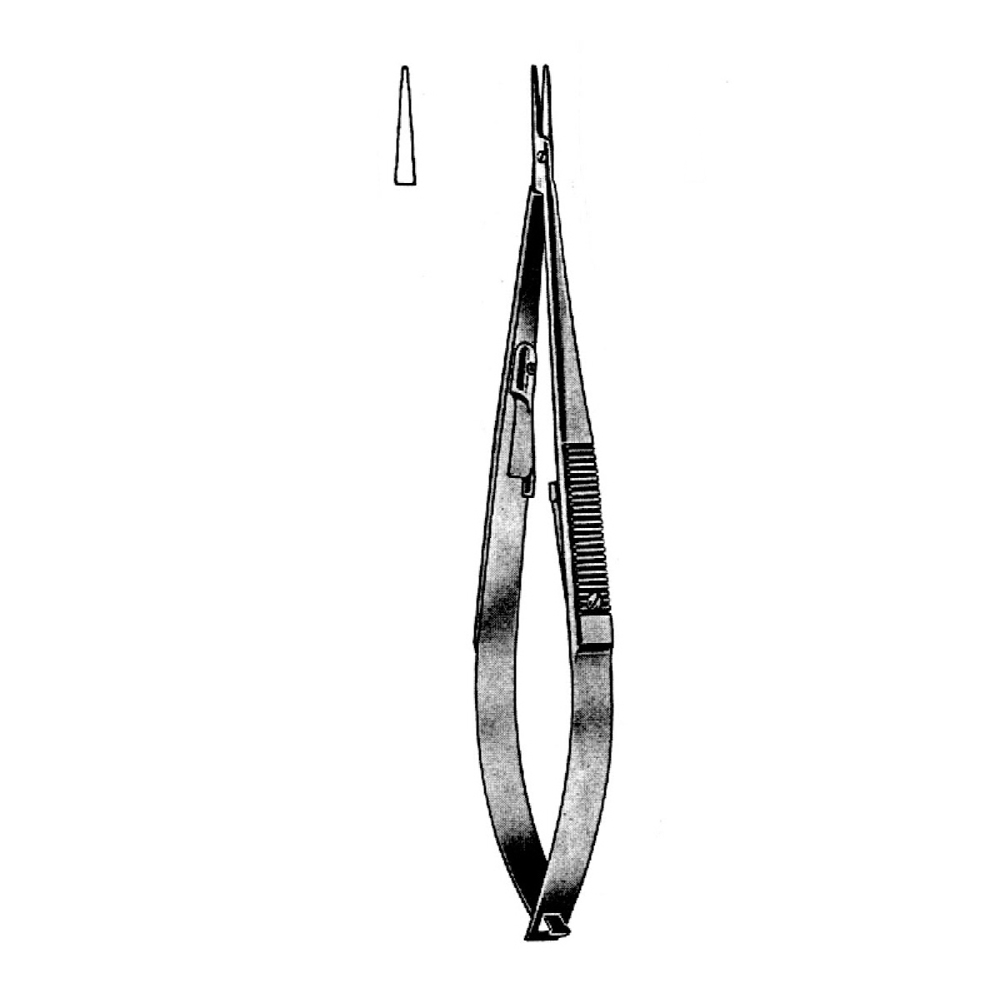 MICRO-NEEDLE HOLDER JACOBSON STR  10.0cm   WITH LOCK