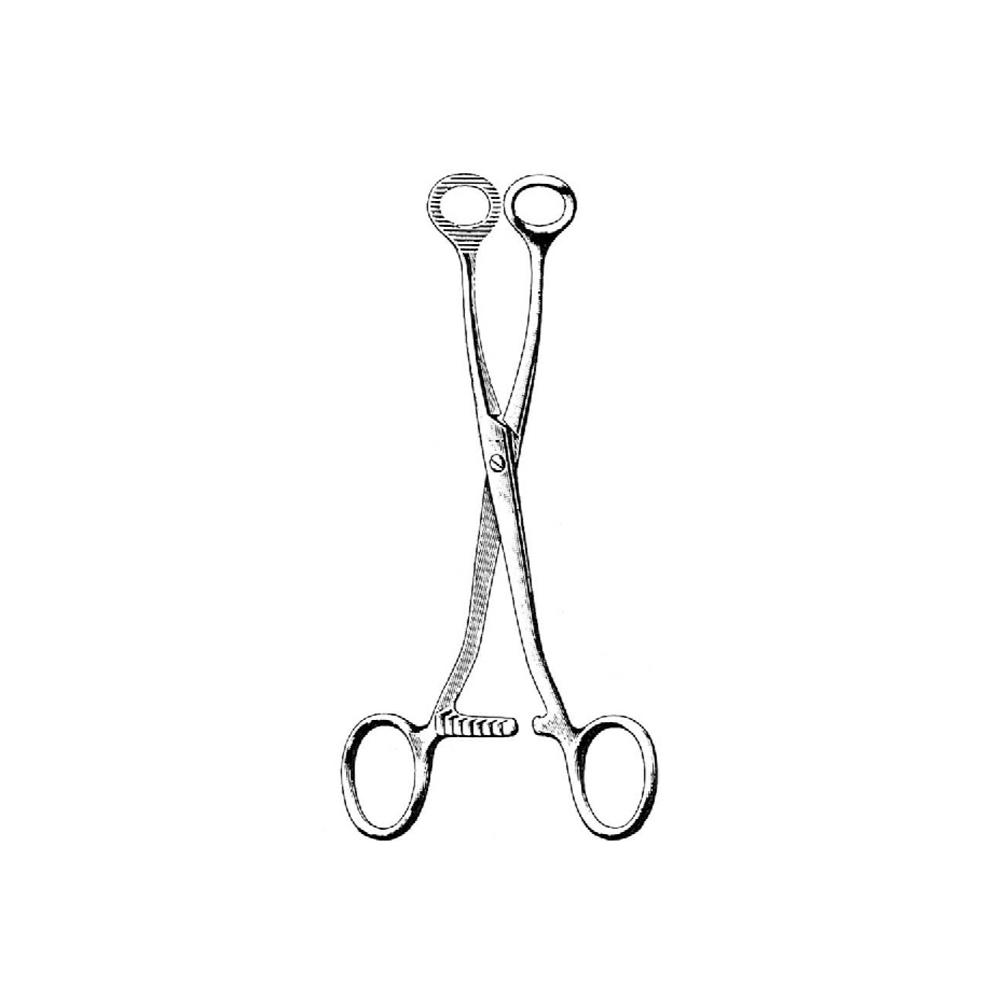 ORAL TONGUE HOLDING COLLIN FORCEPS  16.0cm