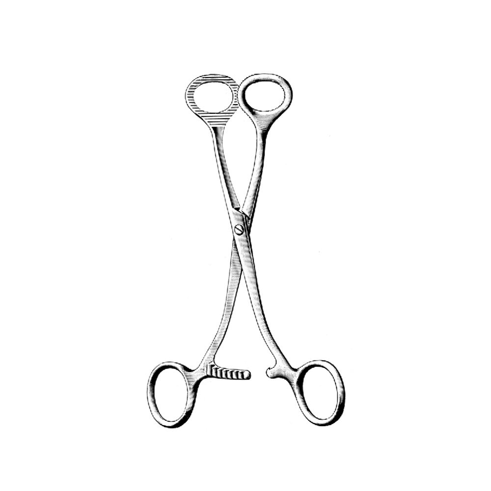 ORAL TONGUE HOLDING COLLIN FORCEPS  17.0cm