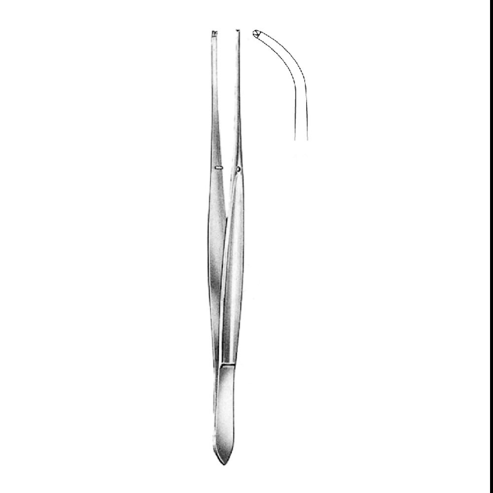 TISSUE FORCEPS  CUSHING  CVD  17.5cm  TEETH 1X2