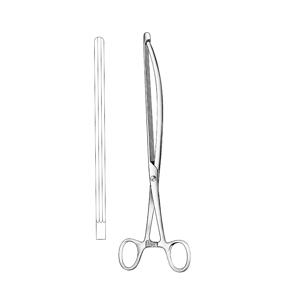 INTESTINAL & STOMACH NUSSBAUM FORCEPS 25.0cm  STR