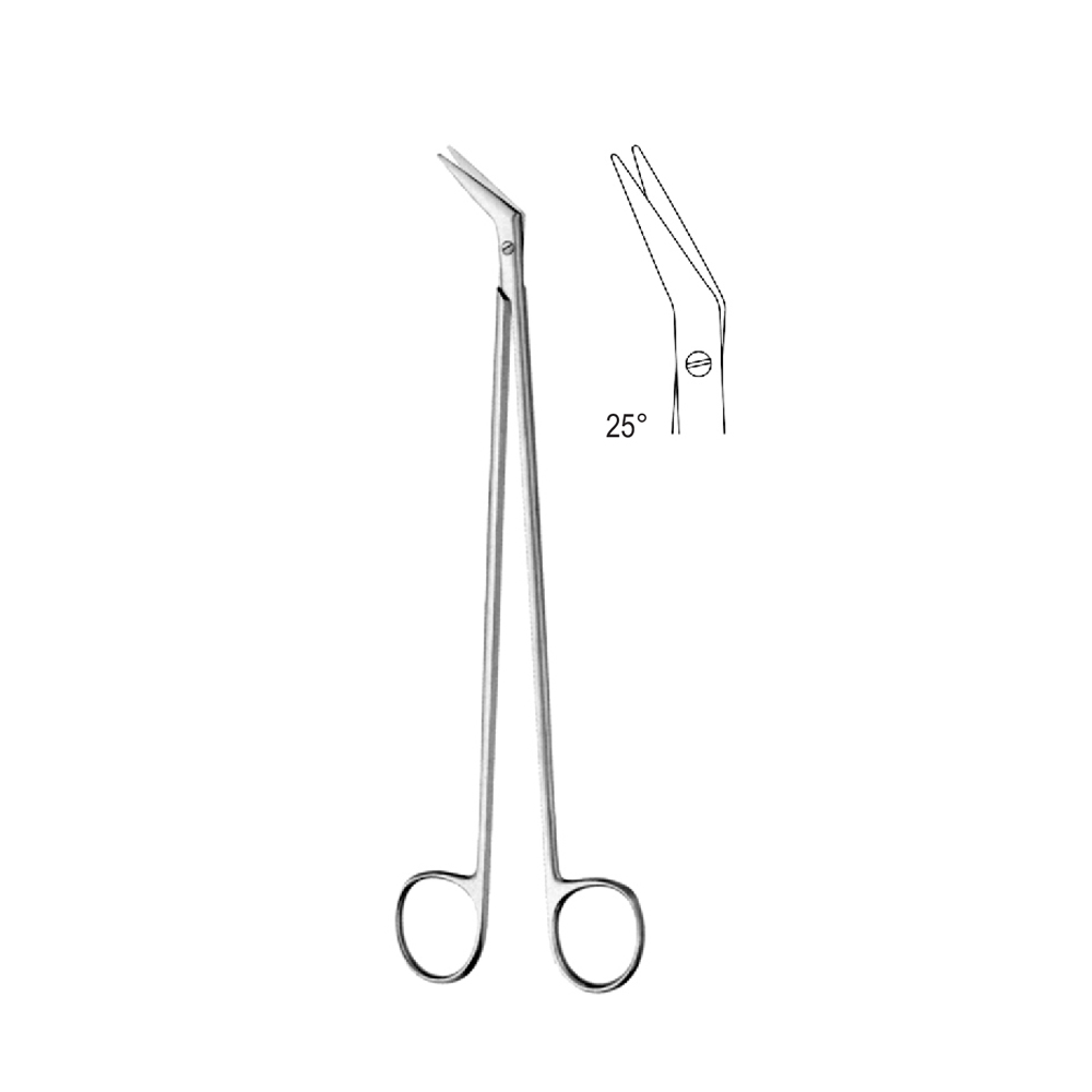 Vascular DE BAKEY SCISSOR  23.0cm    25°DEGREE