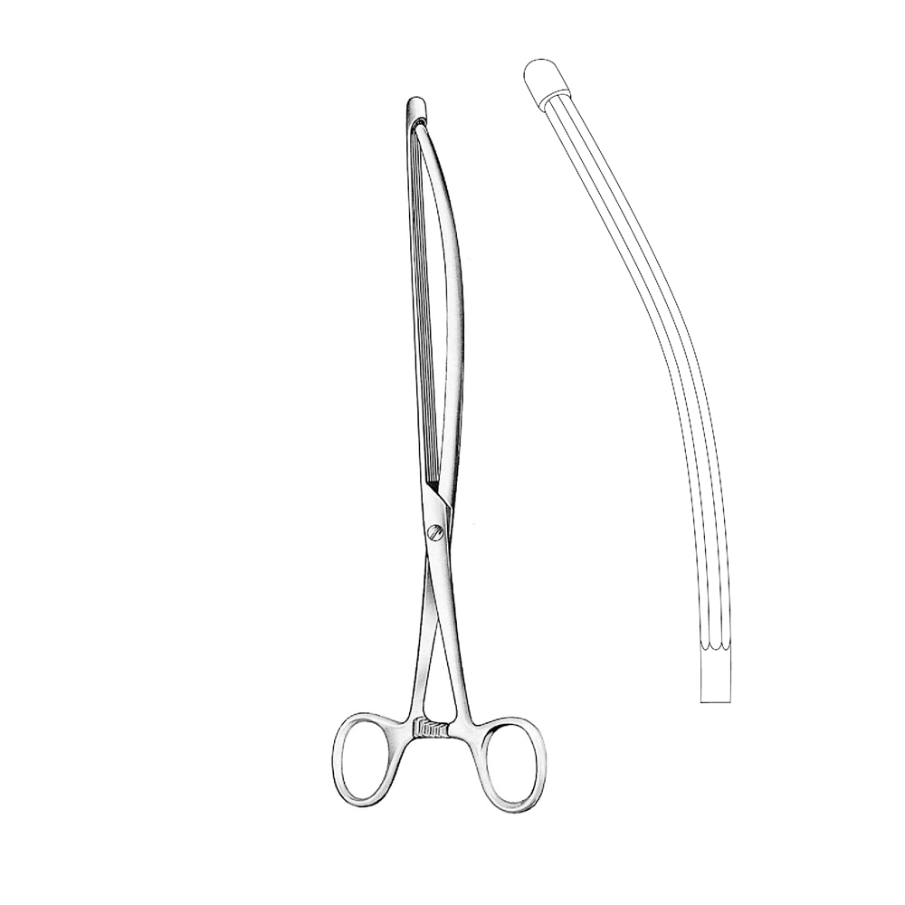 INTESTINAL & STOMACH NUSSBAUM FORCEPS 25.0cm  CVD