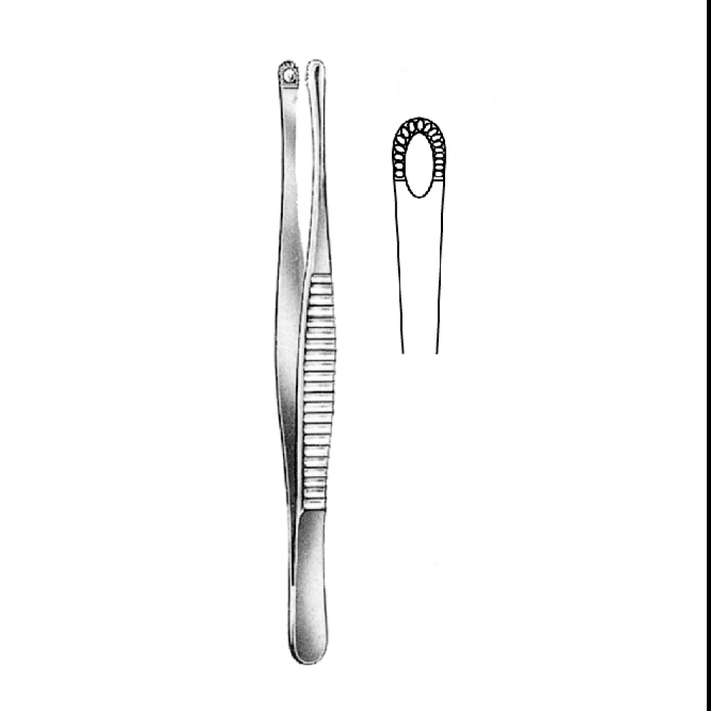 TISSUE FORCEPS RUSSION MODELL   25.0cm  