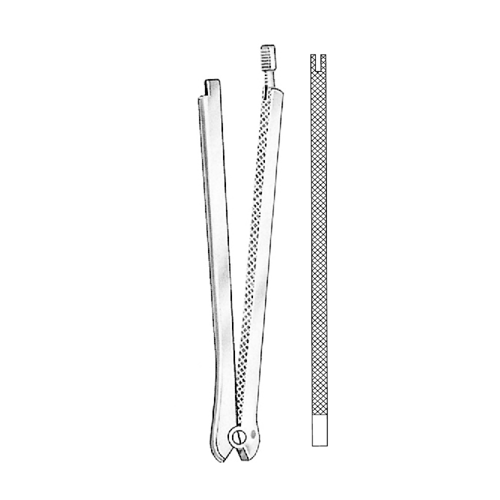 INTESTINAL & ANASTOMOSIS DE MARTEL-WOLFSON CLAMPS FORCEPS 10.0cm  